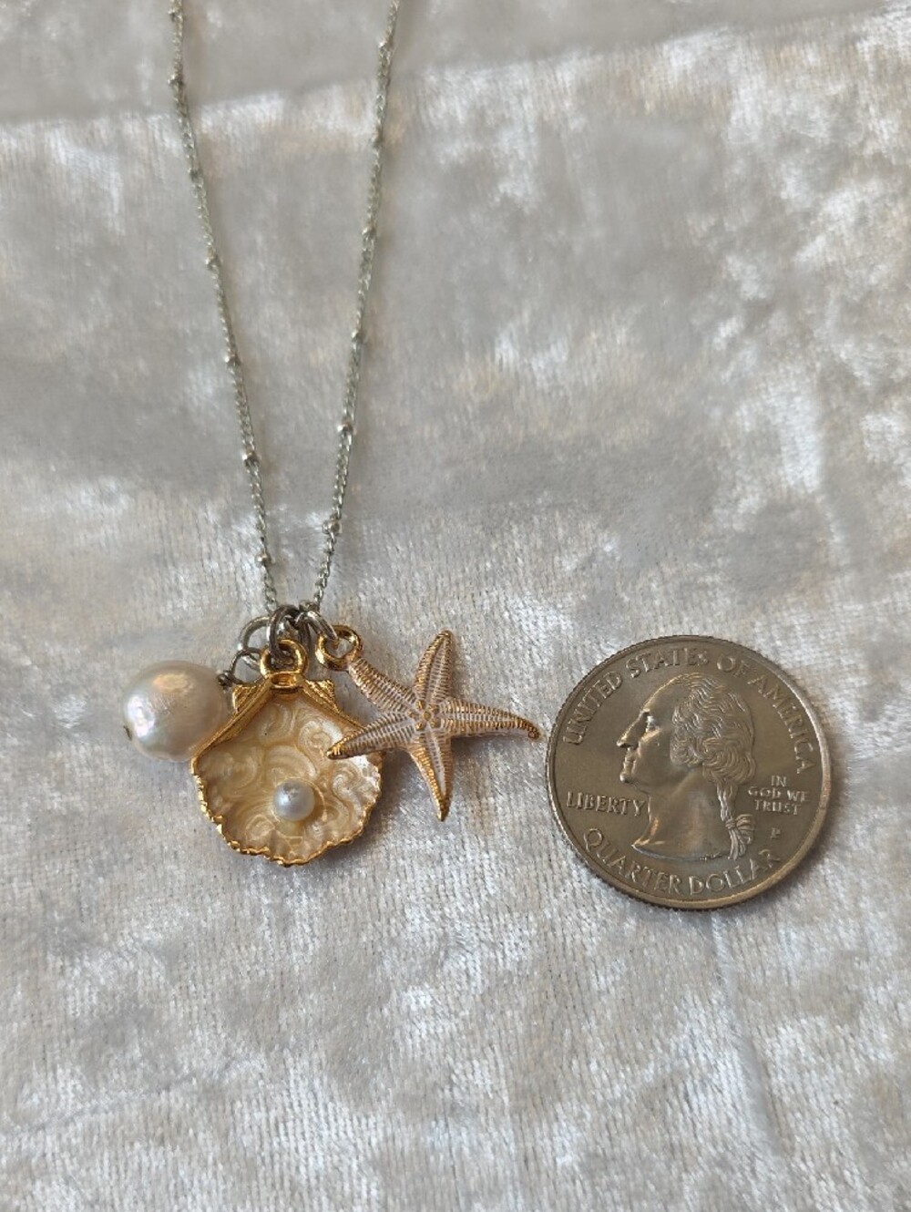 Brighton Coastal Dainty Charm Chain Necklace & Bracelet - Picture 8 of 14